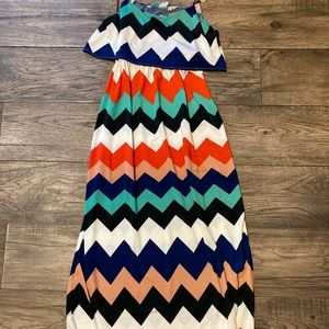 Floor-length Patterned Summer Dress